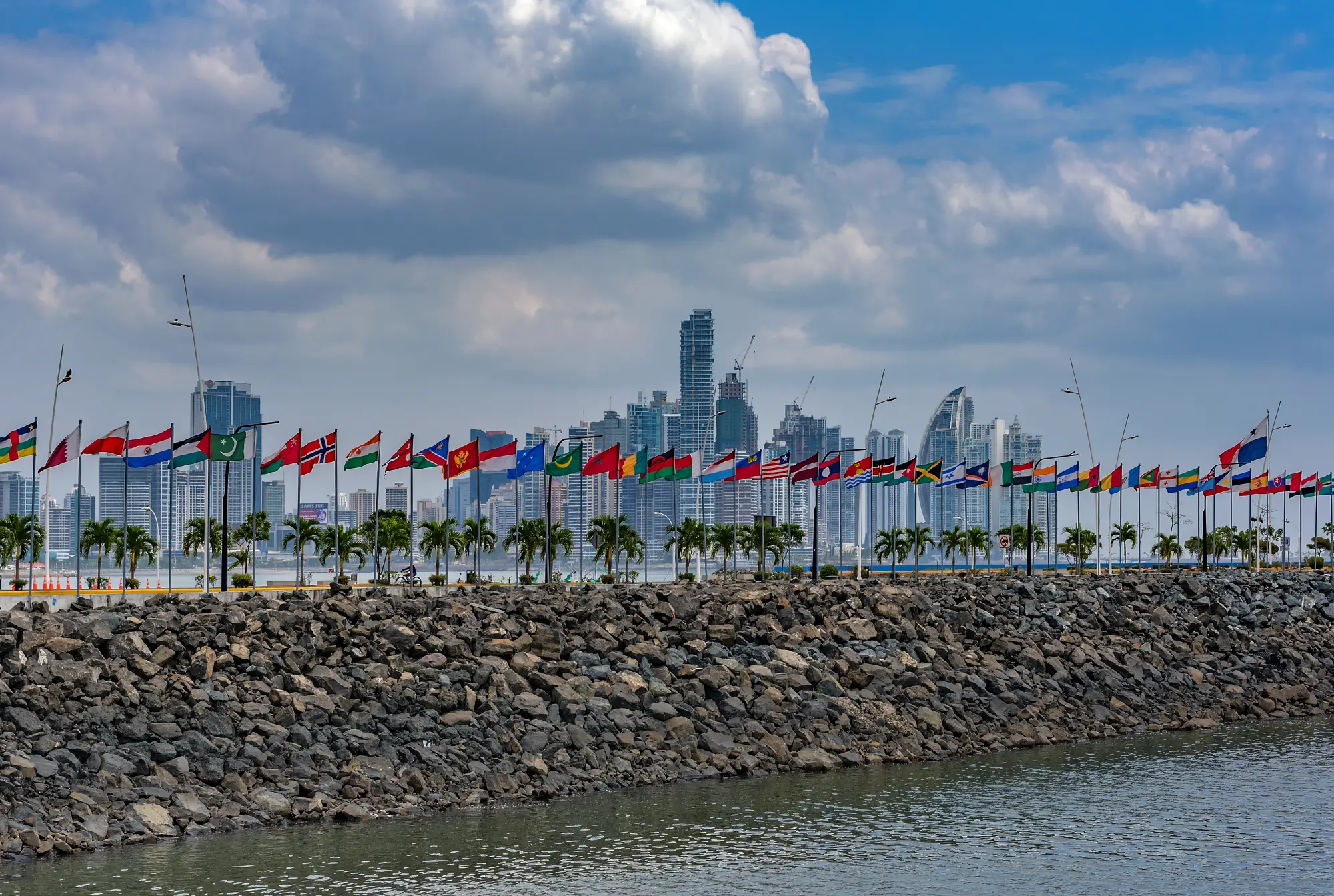 Panama City modern skyline and luxury rooftop pool, Panama Friendly Nations Visa 2026