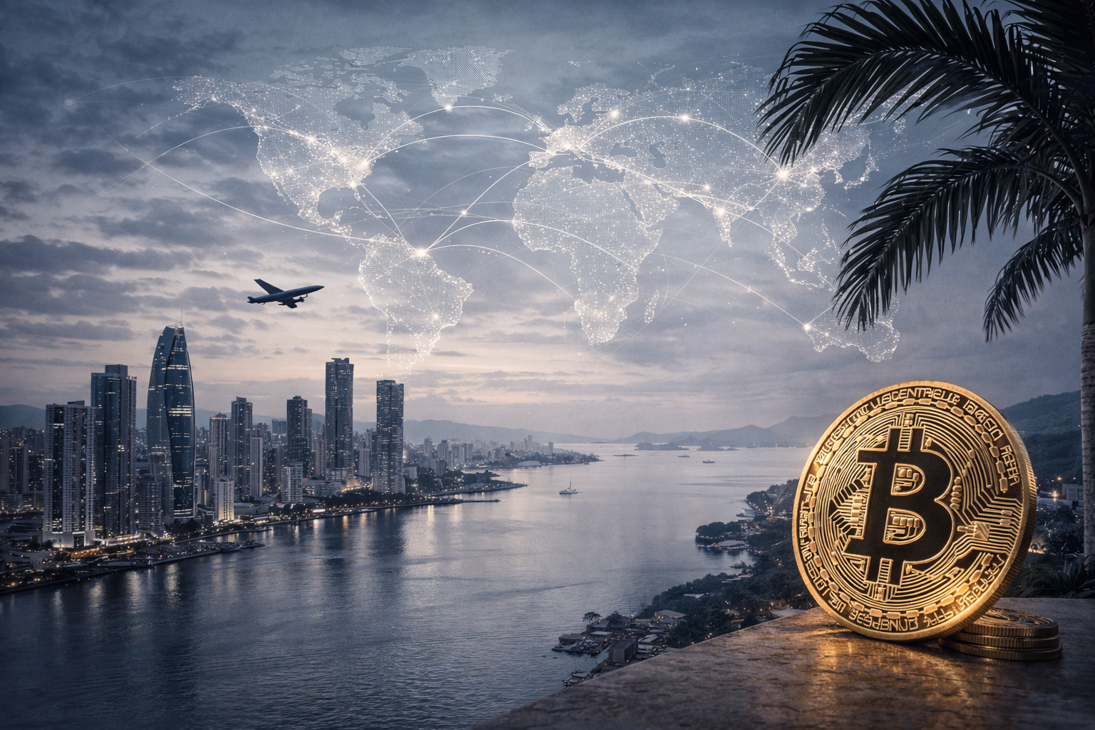 Panama residency for Bitcoin investors Panama Canal