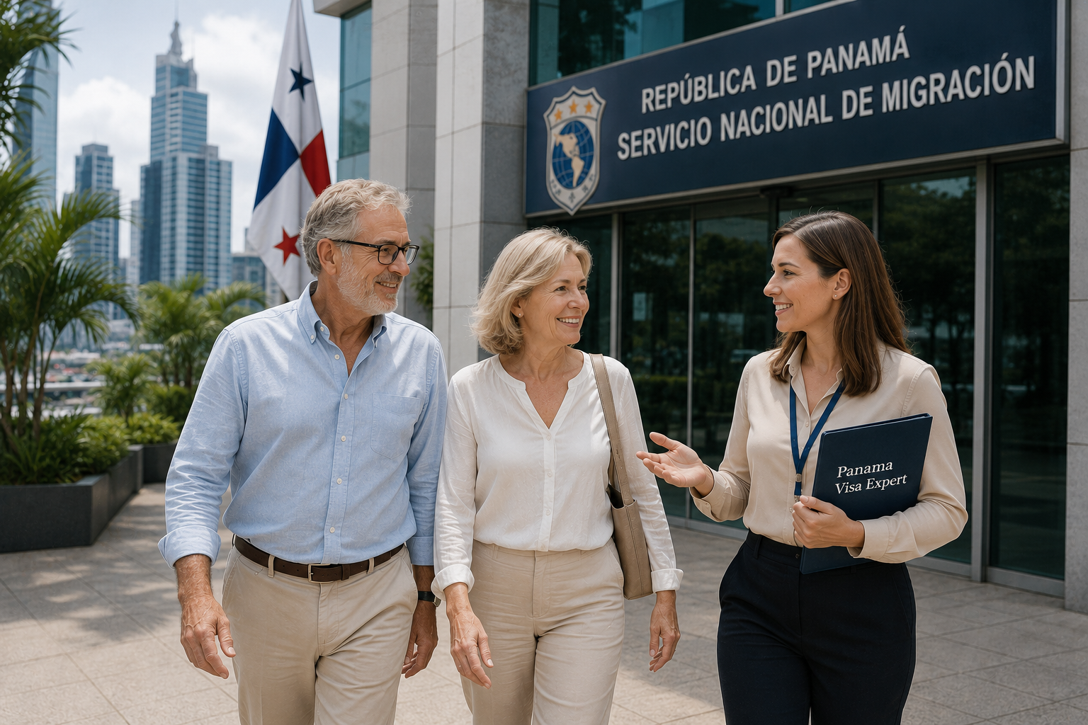 Panama residency coordinator assisting clients in Panama City